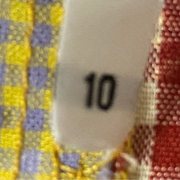 The Ragged Priest Checkered Patchwork Daisy Boho Vest S/P Womens Juniors Zip - Picture 6 of 7